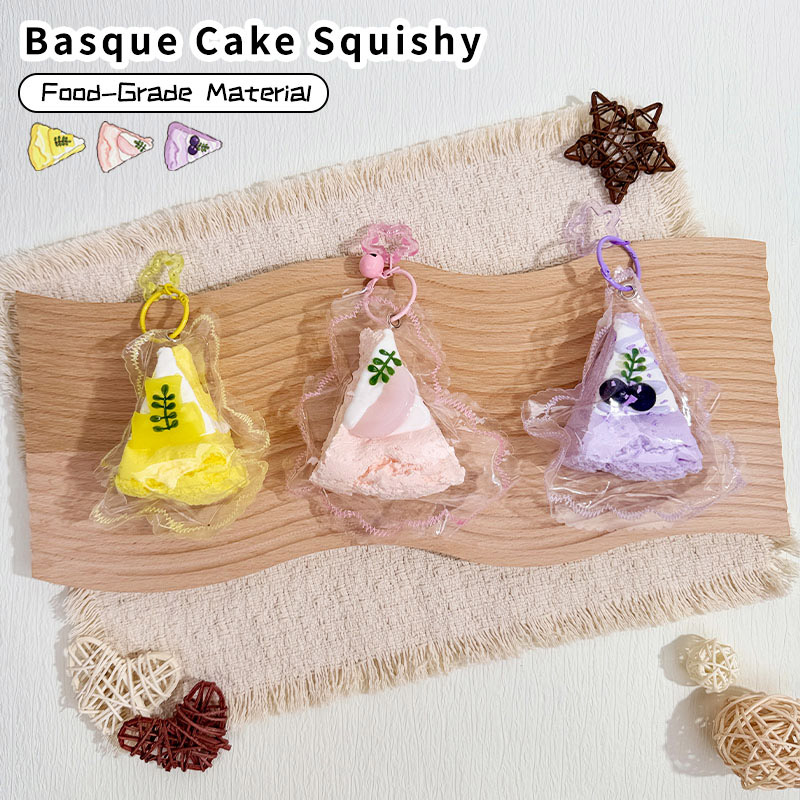 Basque Cake Squishy Toy