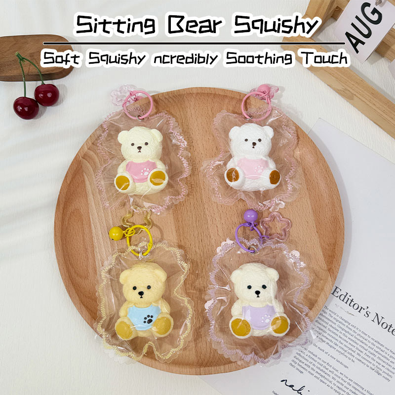 Sitting Bear Squishy Toy