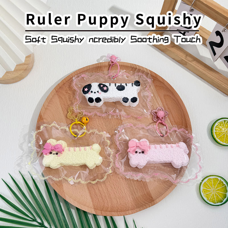 Ruler Puppy Squishy Toy
