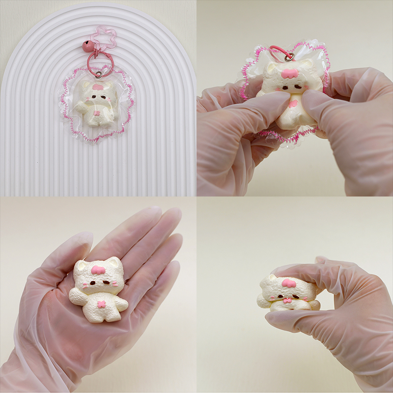 Fluffy Milk Puff Cute Pets Squishy