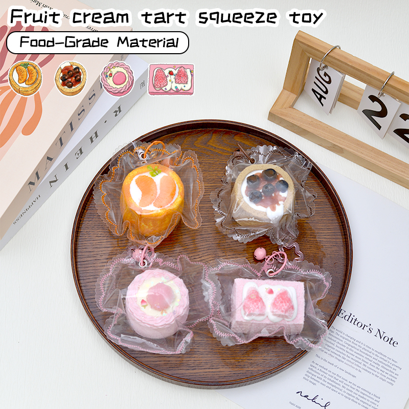 Fruit Cream Tart Squishy
